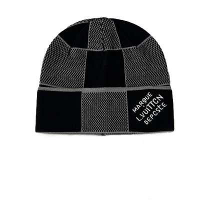 Louis Vuitton Beanie Damier Heritage Black and Grey