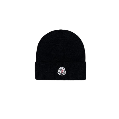 Moncler Wool Beanie Black