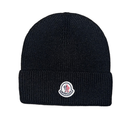 Moncler Wool Beanie Black