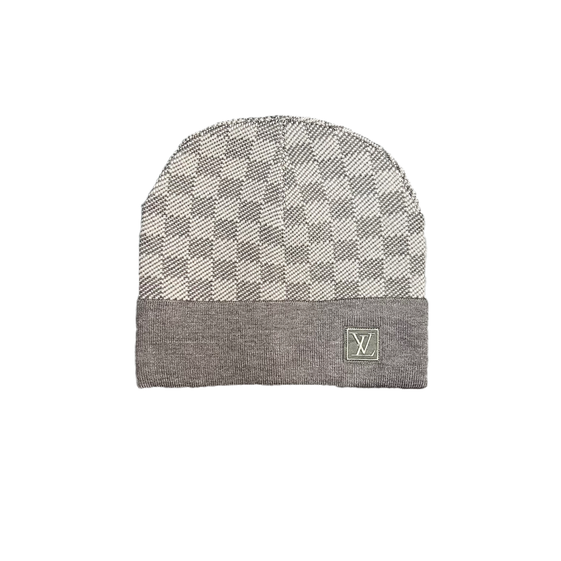 Louis Vuitton Petit Damier Grey Beanie LV – nextgendrip