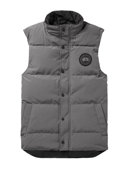 Canada Goose Body Warmer Grey Gilet Black Badge