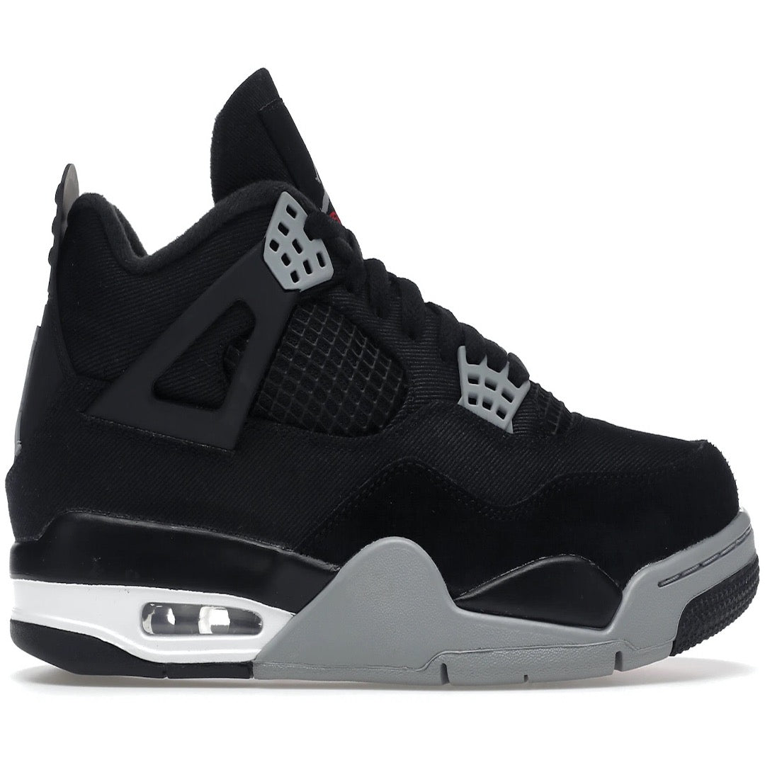 Jordan 4 Black Canvas