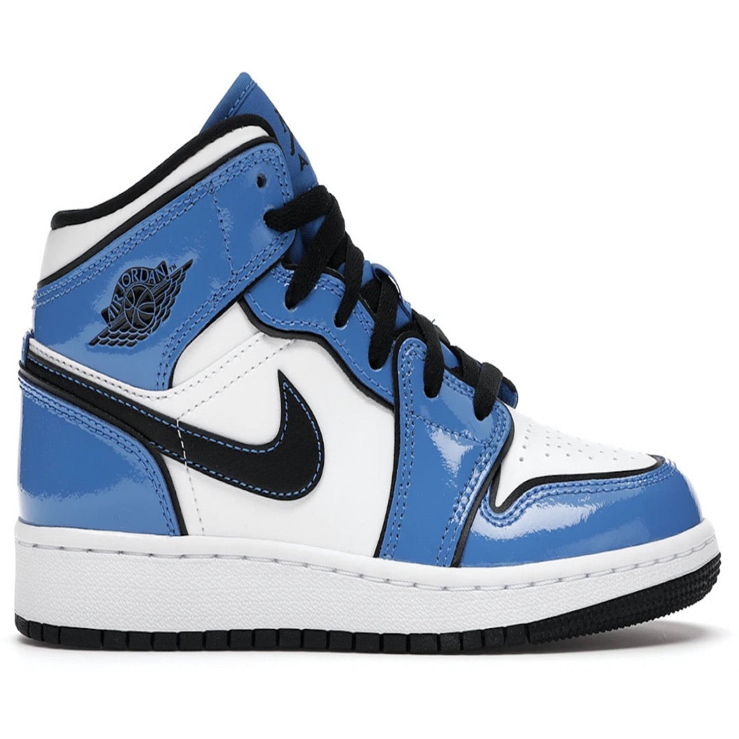 Jordan 1 Mid Signal Blue