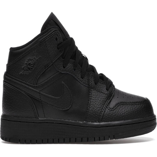 Jordan 1 Mid Triple Black